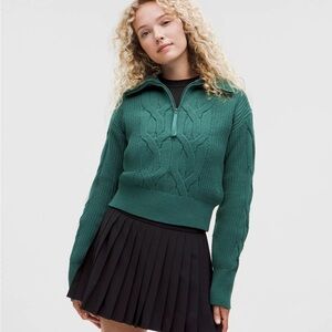 Lululemon Athletica Teal Knit Sweater